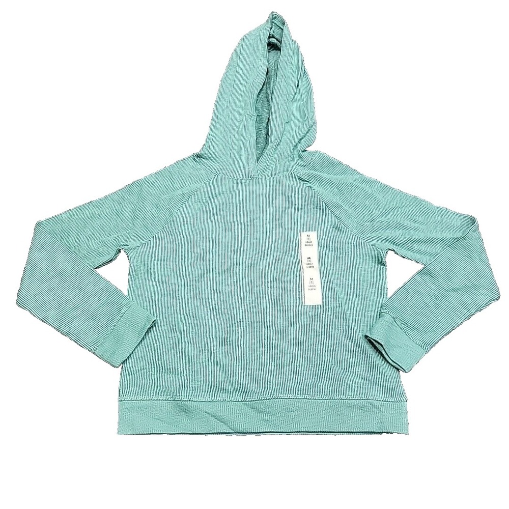Cat and Jack Girls' Fall Cozy Pullover Hoodie Sweatshirt Medium Size 8 Green Top